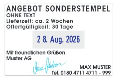 Stempelansicht