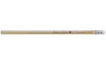 Gravierte Bleistift mit Radiergummi Adonna