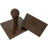 Plastikstempel - Viereck 100x100 mm