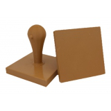Plastikstempel- Viereck 75x75 mm